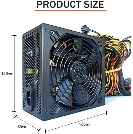 2000W Mining Power Supply Support 8 GPUs GPU Mining Rig, ETH Miner, Active PFC, PC 2000W Mining Power Supply PSU for 8 GPU ETH Rig Ethereum Miner Designed 110V-220V - Image 4