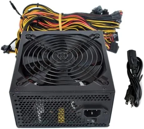 2000W Mining Power Supply Support 8 GPUs GPU Mining Rig, ETH Miner, Active PFC, PC 2000W Mining Power Supply PSU for 8 GPU ETH Rig Ethereum Miner Designed 110V-220V