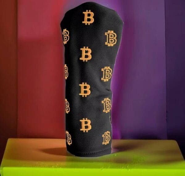 Bitcoin Golf Driver Headcover - Leather Golf Club Covers - HODL 21 Head Cover Golf Accessories - Image 8