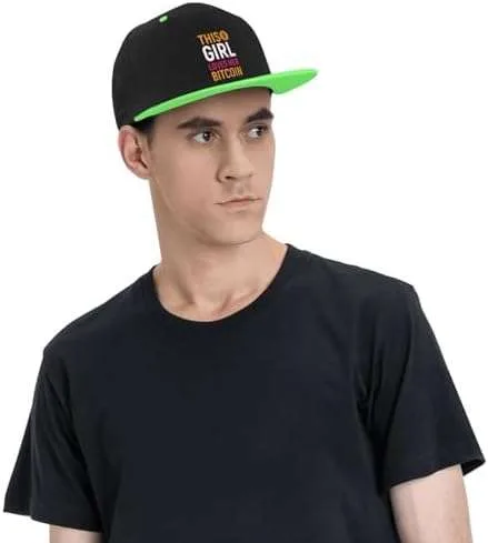 Adjustable This Girl Loves Her Bitcoin Snapback Hat for Men Women Baseball Cap Dad Hats - Image 8