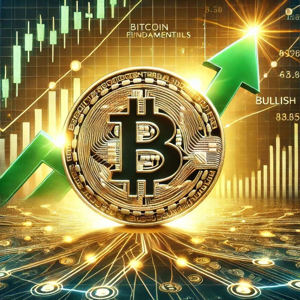 1731616733 DALL·E 2024 10 23 17.45.23 A digital illustration highlighting Bitcoins network fundamentals turning