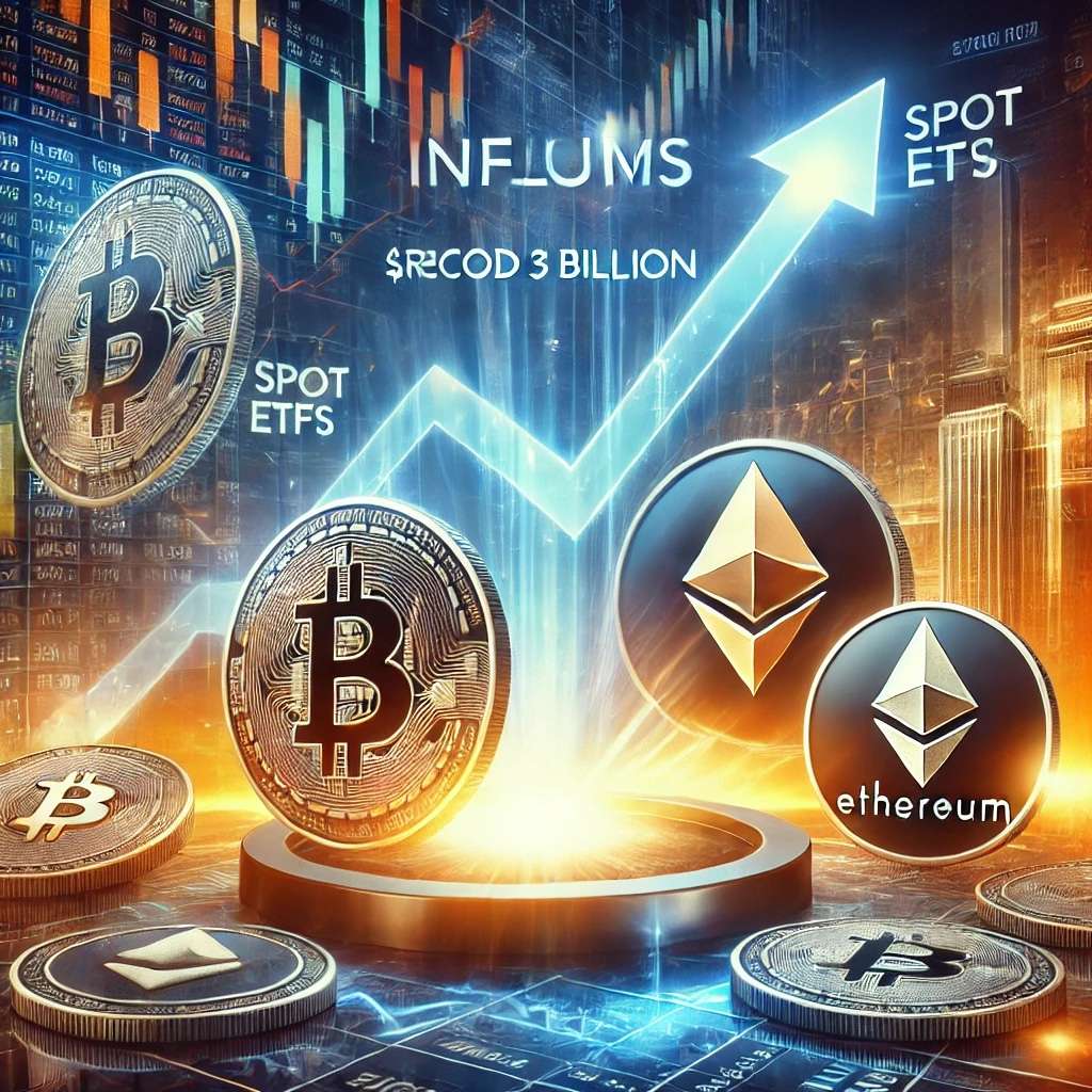 DALL·E 2024 11 25 16.04.23 A digital illustration showcasing a dynamic representation of cryptocurre