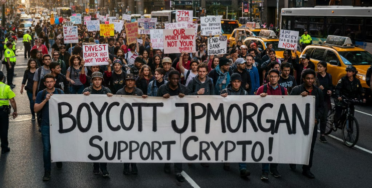 JPMorgan Backlash Explodes: Bitcoin Supporters Push Hard For Boycott JPMorgan Backlash Explodes: Bitcoin Supporters Push Hard For Boycott