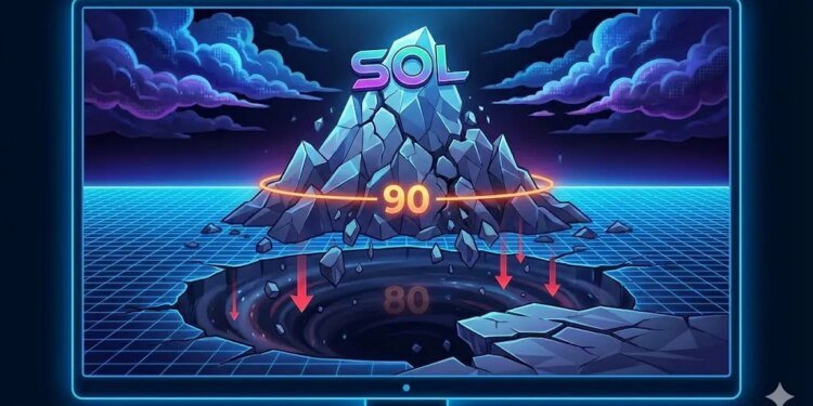 Solana (SOL) Breakdown Accelerates At ,  Suddenly Looks Vulnerable