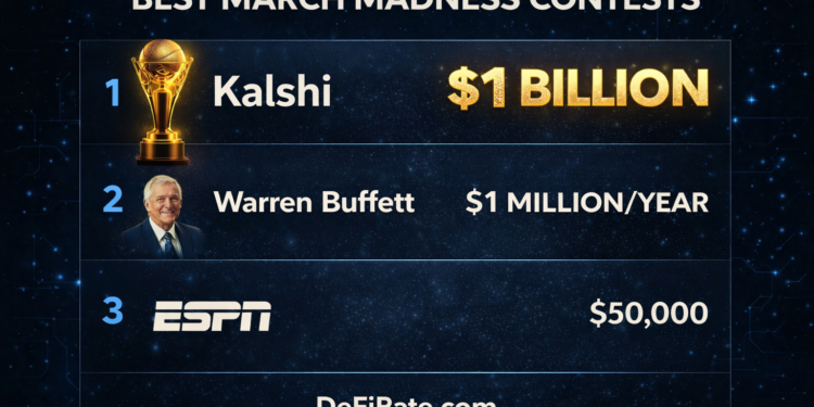 Kalshi Billion Dollar Perfect Bracket Becomes the Best Free March Madness Contest