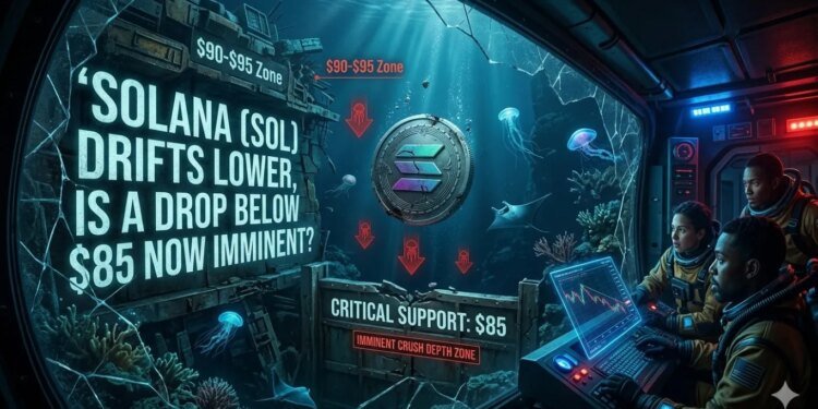 Solana (SOL) Drifts Lower, Is a Drop Below  Now Imminent?