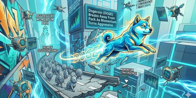 Dogecoin (DOGE) Breaks Away From Pack As Momentum Turns Aggressive