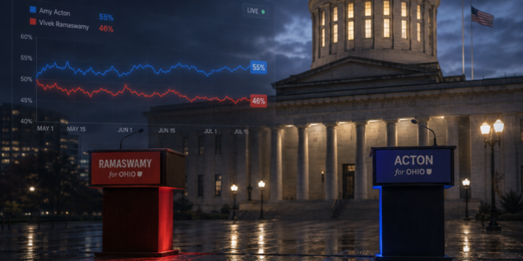 Ohio Governor Markets Leaning Blue Despite Ramaswamy Win in GOP Primary