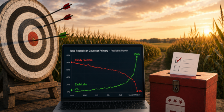 Iowa Governor Primary Hands Trump and Prediction Markets a Rare Miss